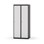 Novis garderobeskab lige topplade 1:2 B80 cm