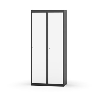 Novis garderobeskab lige topplade 1:2 B80 cm