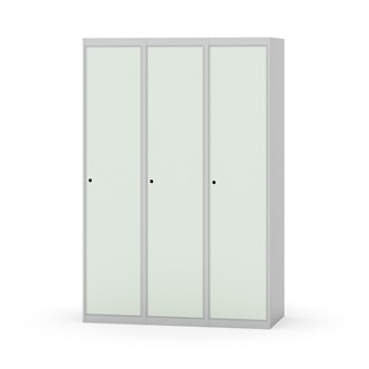 Novis garderobeskab lige topplade 1:3 B120 cm