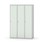 Novis garderobeskab lige topplade 1:3 B120 cm