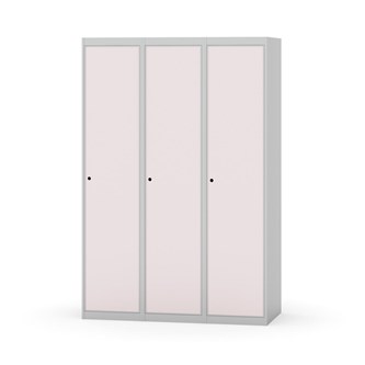 Novis garderobeskab lige topplade 1:3 B120 cm
