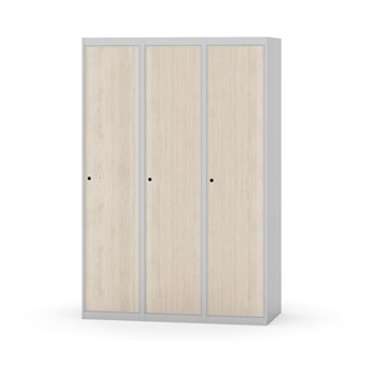 Novis garderobeskab lige topplade 1:3 B120 cm