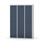 Novis garderobeskab lige topplade 1:3 B120 cm