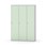 Novis garderobeskab lige topplade 1:3 B120 cm