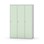 Novis garderobeskab lige topplade 1:3 B120 cm