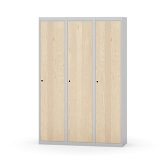Novis garderobeskab lige topplade 1:3 B120 cm
