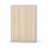 Novis garderobeskab lige topplade 1:3 B120 cm