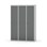 Novis garderobeskab lige topplade 1:3 B120 cm