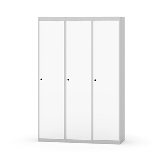 Novis garderobeskab lige topplade 1:3 B120 cm