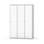 Novis garderobeskab lige topplade 1:3 B120 cm
