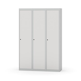 Novis garderobeskab lige topplade 1:3 B120 cm