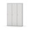 Novis garderobeskab lige topplade 1:3 B120 cm