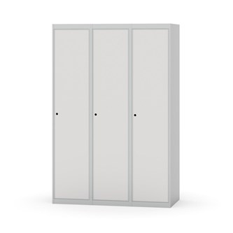 Novis garderobeskab lige topplade 1:3 B120 cm