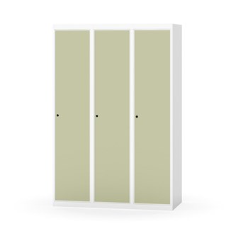 Novis garderobeskab lige topplade 1:3 B120 cm