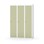 Novis garderobeskab lige topplade 1:3 B120 cm