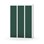 Novis garderobeskab lige topplade 1:3 B120 cm