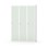 Novis garderobeskab lige topplade 1:3 B120 cm