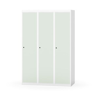Novis garderobeskab lige topplade 1:3 B120 cm