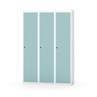 Novis garderobeskab lige topplade 1:3 B120 cm