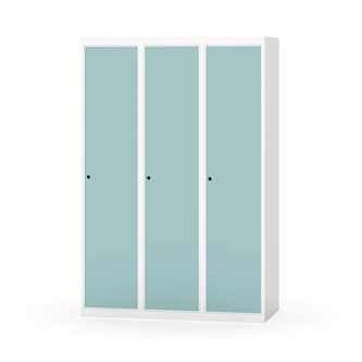 Novis garderobeskab lige topplade 1:3 B120 cm