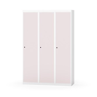 Novis garderobeskab lige topplade 1:3 B120 cm