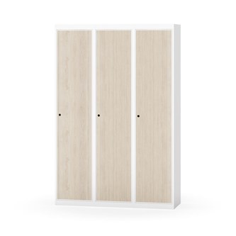 Novis garderobeskab lige topplade 1:3 B120 cm