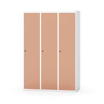 Novis garderobeskab lige topplade 1:3 B120 cm