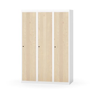 Novis garderobeskab lige topplade 1:3 B120 cm
