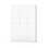 Novis garderobeskab lige topplade 1:3 B120 cm