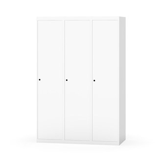 Novis garderobeskab lige topplade 1:3 B120 cm