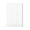 Novis garderobeskab lige topplade 1:3 B120 cm