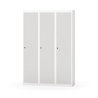 Novis garderobeskab lige topplade 1:3 B120 cm