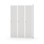 Novis garderobeskab lige topplade 1:3 B120 cm