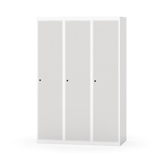 Novis garderobeskab lige topplade 1:3 B120 cm