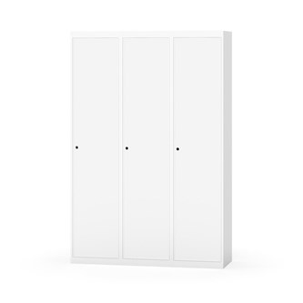 Novis garderobeskab lige topplade 1:3 B120 cm