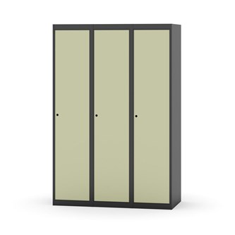 Novis garderobeskab lige topplade 1:3 B120 cm
