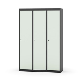 Novis garderobeskab lige topplade 1:3 B120 cm