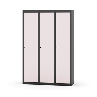 Novis garderobeskab lige topplade 1:3 B120 cm