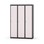 Novis garderobeskab lige topplade 1:3 B120 cm