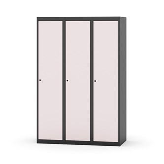 Novis garderobeskab lige topplade 1:3 B120 cm