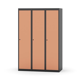 Novis garderobeskab lige topplade 1:3 B120 cm