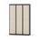 Novis garderobeskab lige topplade 1:3 B120 cm