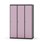 Novis garderobeskab lige topplade 1:3 B120 cm