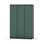 Novis garderobeskab lige topplade 1:3 B120 cm
