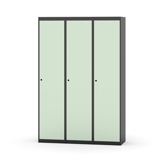Novis garderobeskab lige topplade 1:3 B120 cm