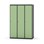 Novis garderobeskab lige topplade 1:3 B120 cm