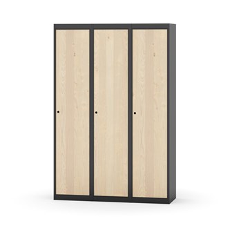 Novis garderobeskab lige topplade 1:3 B120 cm