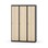 Novis garderobeskab lige topplade 1:3 B120 cm