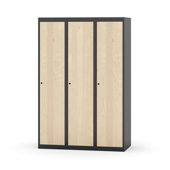 Novis garderobeskab lige topplade 1:3 B120 cm