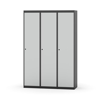 Novis garderobeskab lige topplade 1:3 B120 cm